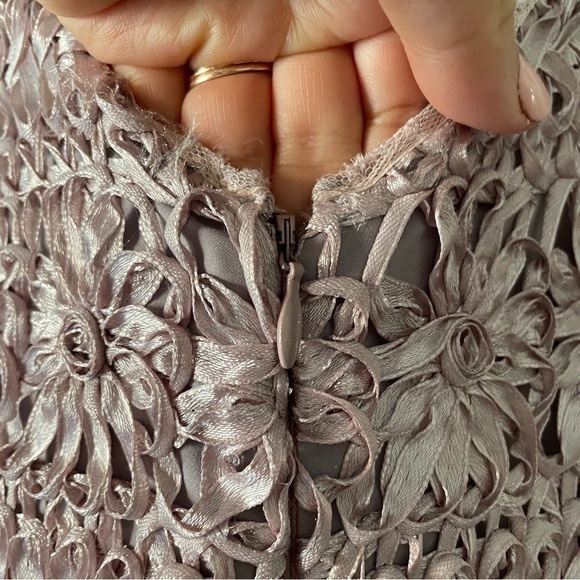 JS Collections Cutout Back Soutache Gown in Pink Sz 14 - Picture 7 of 16